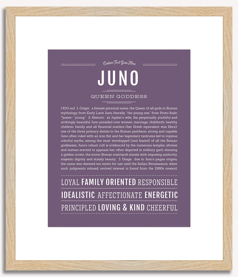 Juno | Name Art Print