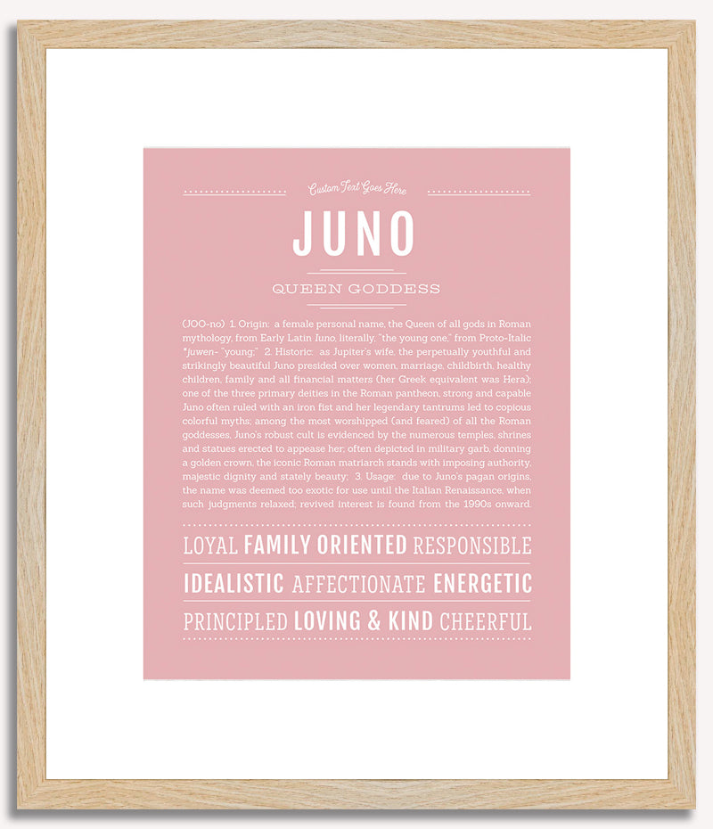 Juno | Name Art Print