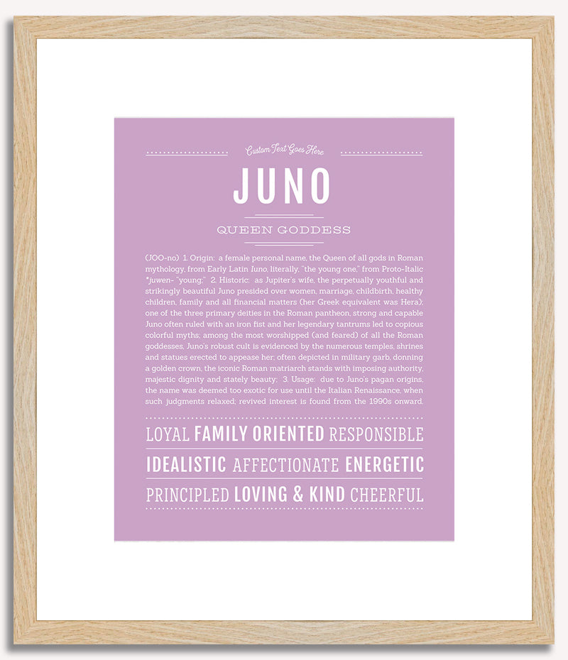 Juno | Name Art Print