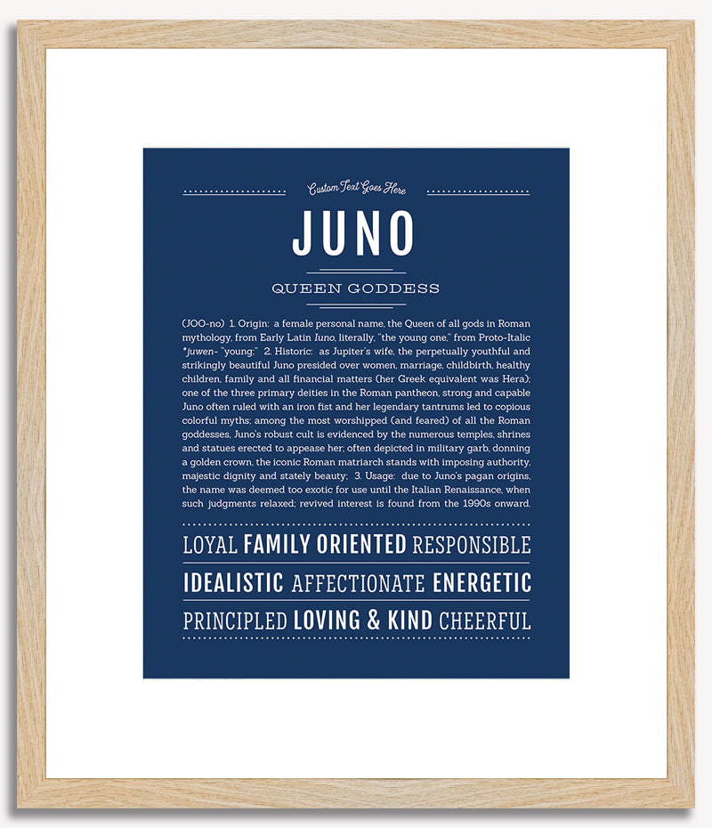 Juno | Name Art Print