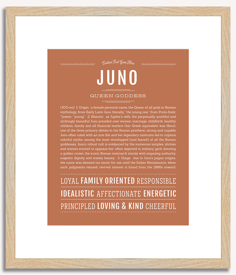 Juno | Name Art Print