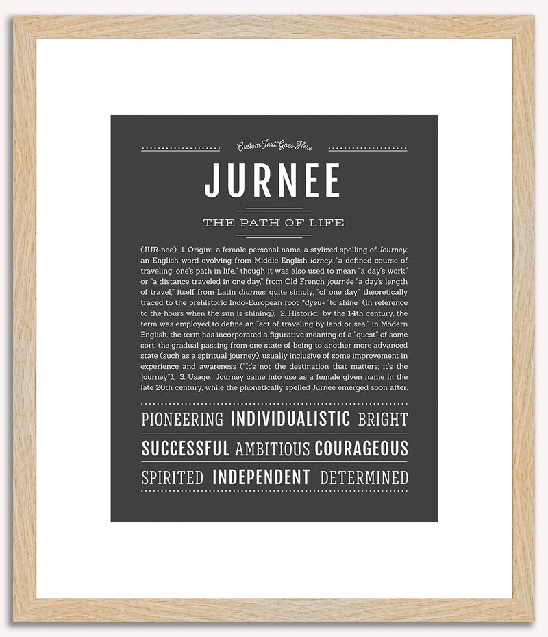 Jurnee | Name Art Print