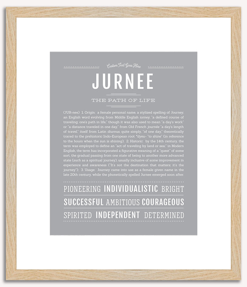 Jurnee | Name Art Print