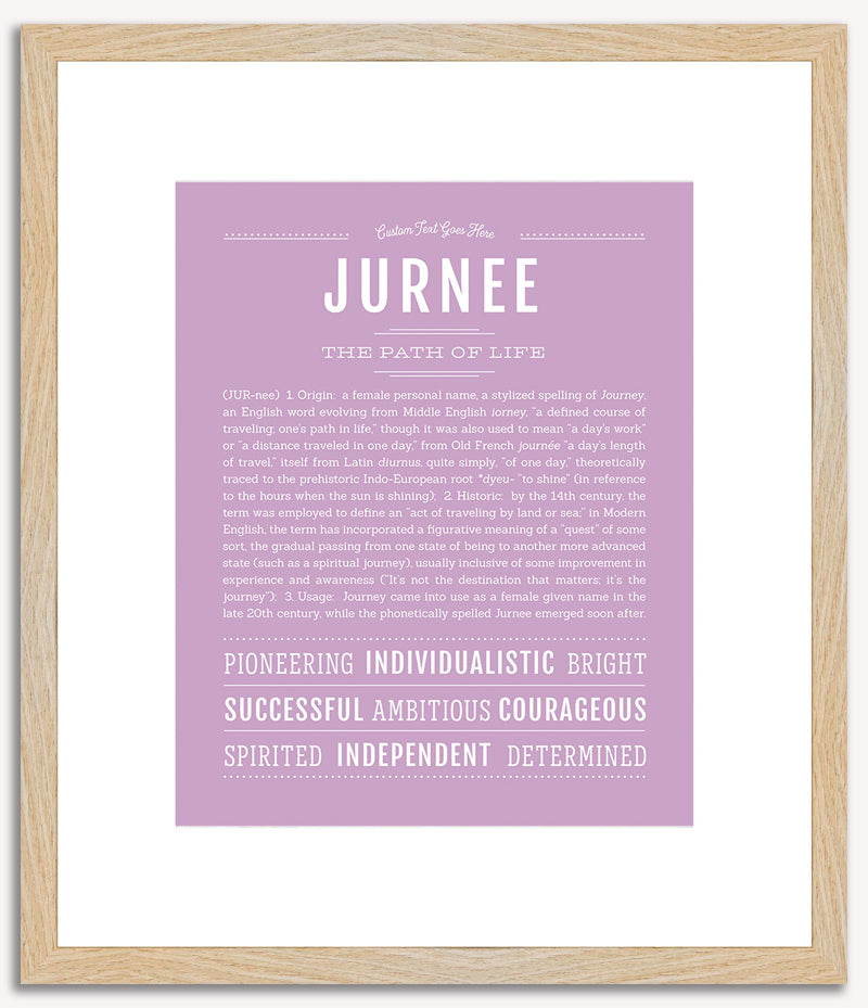 Jurnee | Name Art Print