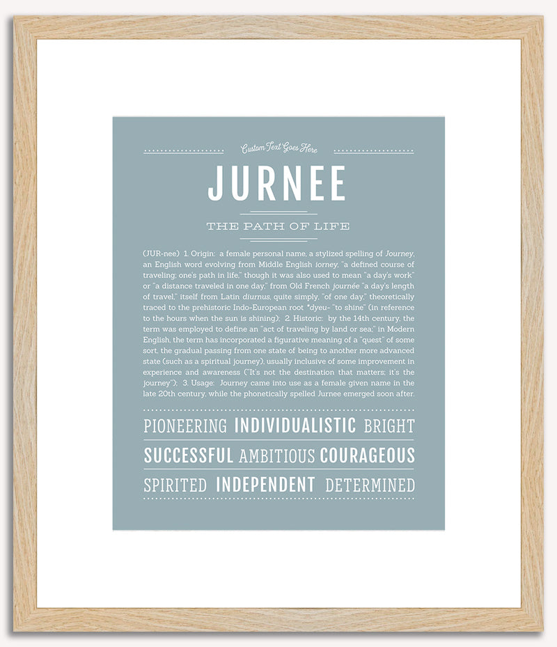 Jurnee | Name Art Print