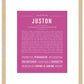Frame Options | Dark Pink | Maple Frame, Matted