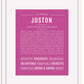 Frame Options | Dark Pink | White Frame, Matted
