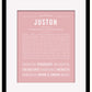 Frame Options | Dusty Rose | Black Frame, Matted