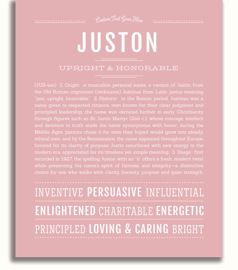 Frame Options | Dusty Rose | No Frame