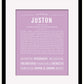 Frame Options | Lilac | Black Frame, Matted