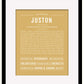 Frame Options | Matte Gold | Black Frame, Matted