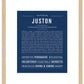 Frame Options | Midnight Blue | Maple Frame, Matted