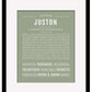 Frame Options | Sage | Black Frame, Matted