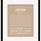 Frame Options | Tan | Black Frame, Matted