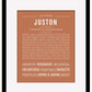 Frame Options | Terra Cotta | Black Frame, Matted