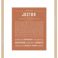 Frame Options | Terra Cotta | Maple Frame, Matted