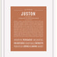 Frame Options | Terra Cotta | White Frame, Matted
