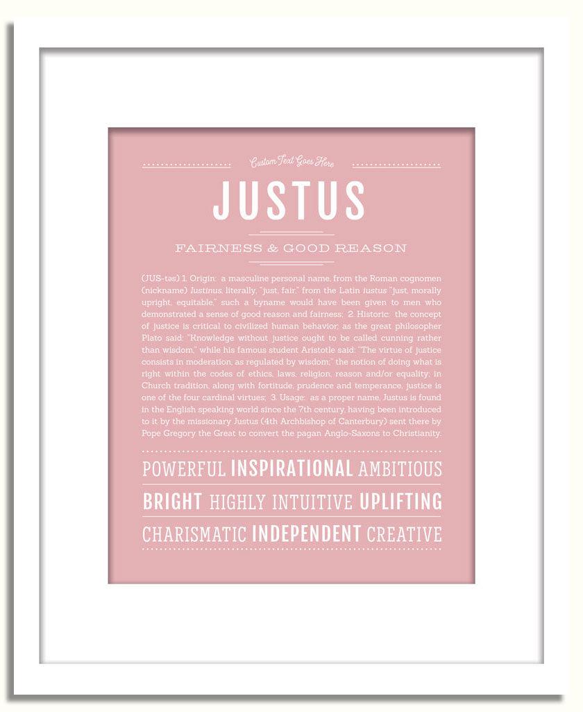 Frame Options | Dusty Rose | White Frame, Matted