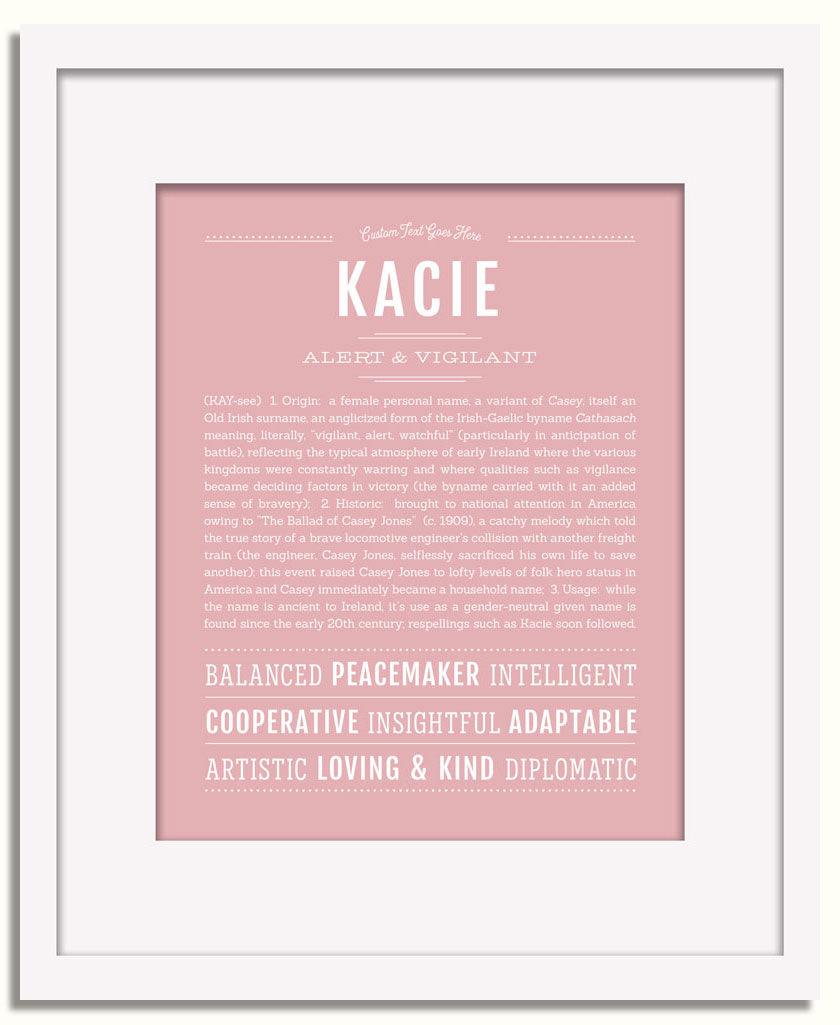 Frame Options | Dusty Rose | White Frame, Matted