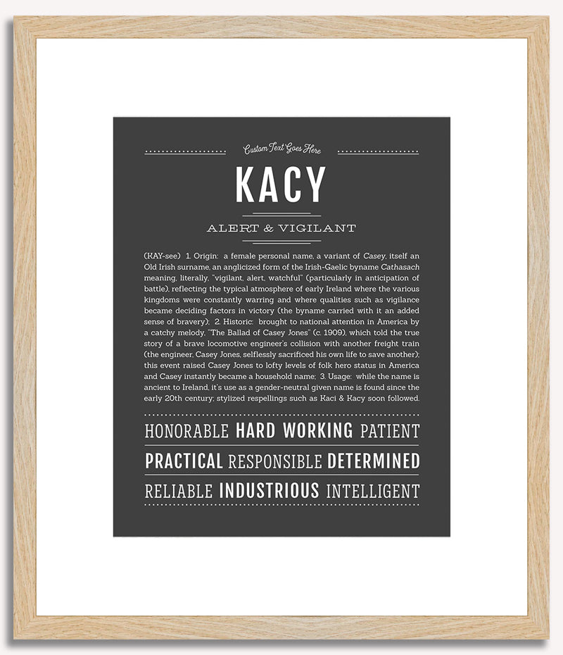 Kacy | Name Art Print