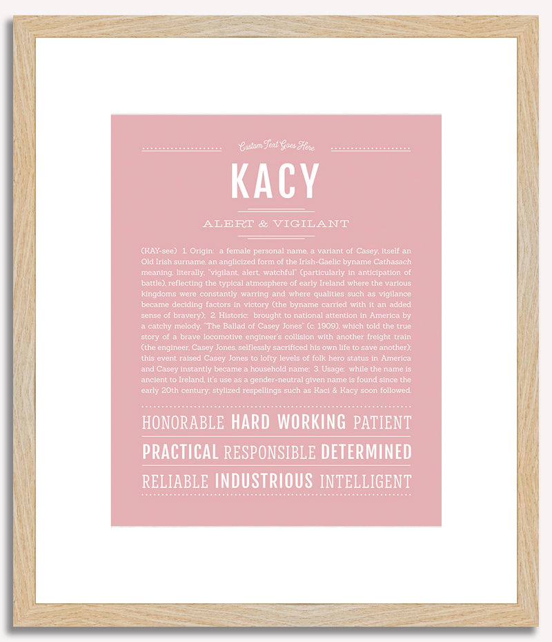 Kacy | Name Art Print