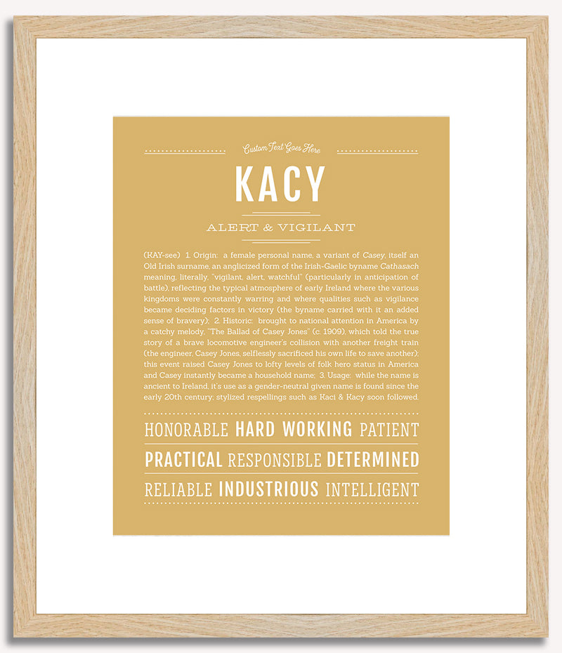 Kacy | Name Art Print