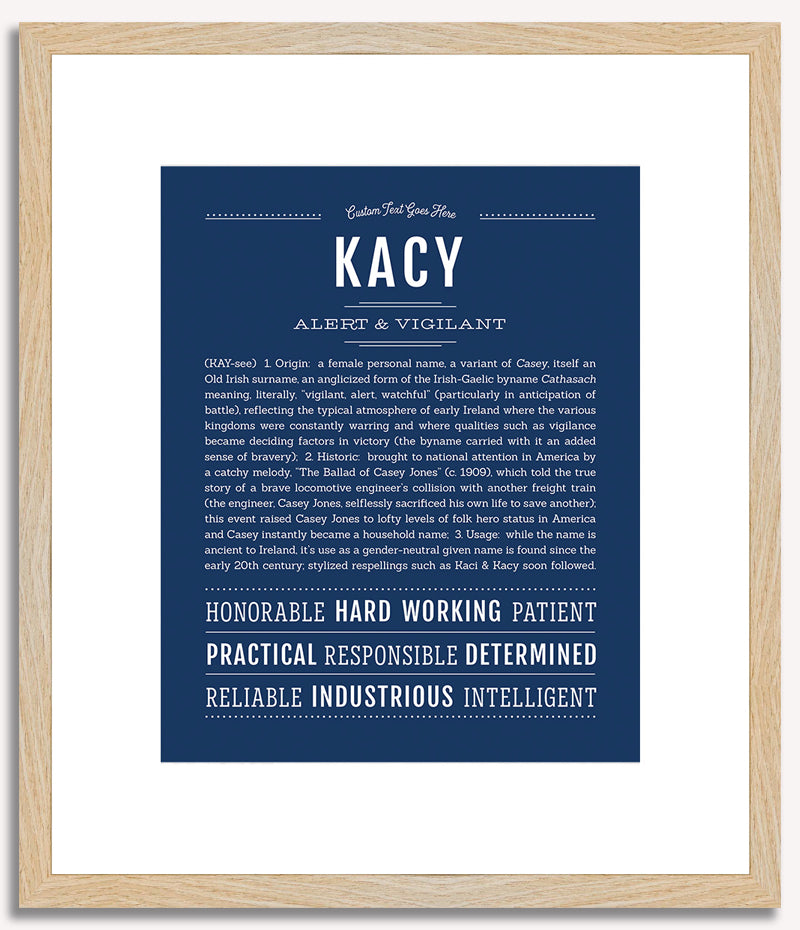 Kacy | Name Art Print