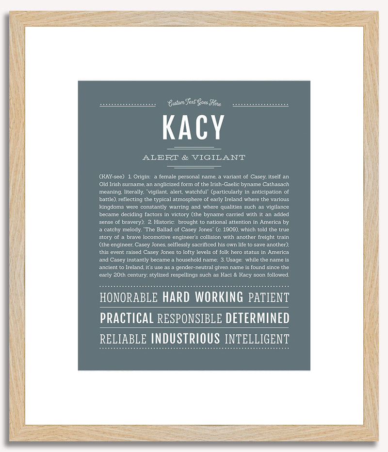 Kacy | Name Art Print