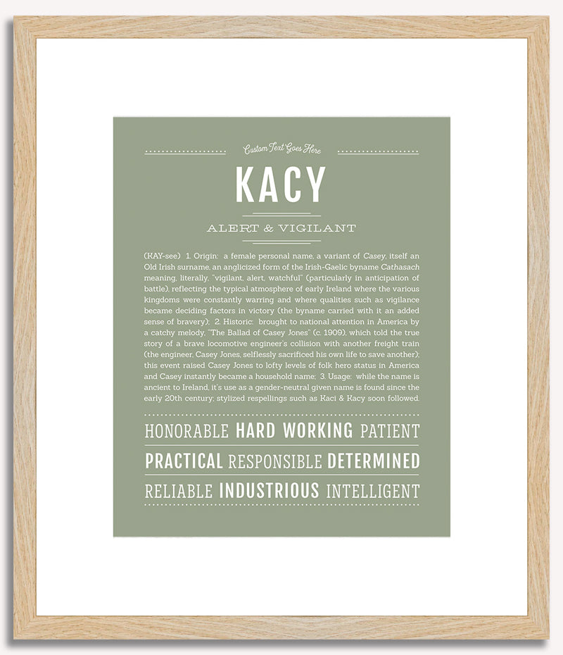 Kacy | Name Art Print