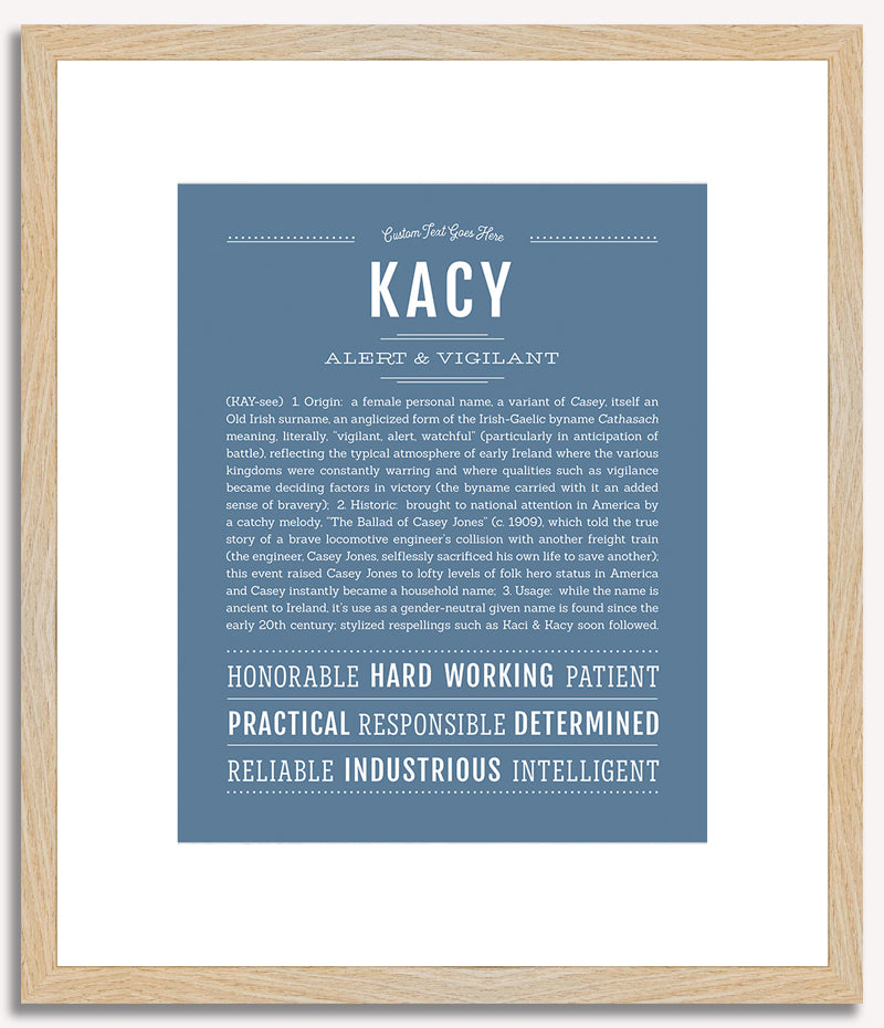 Kacy | Name Art Print