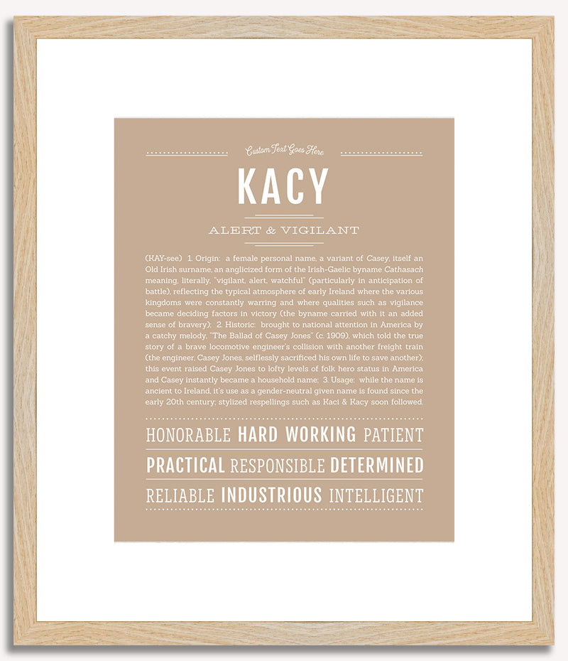 Kacy | Name Art Print