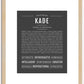 Kade | Name Art Print