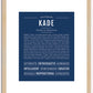 Kade | Name Art Print