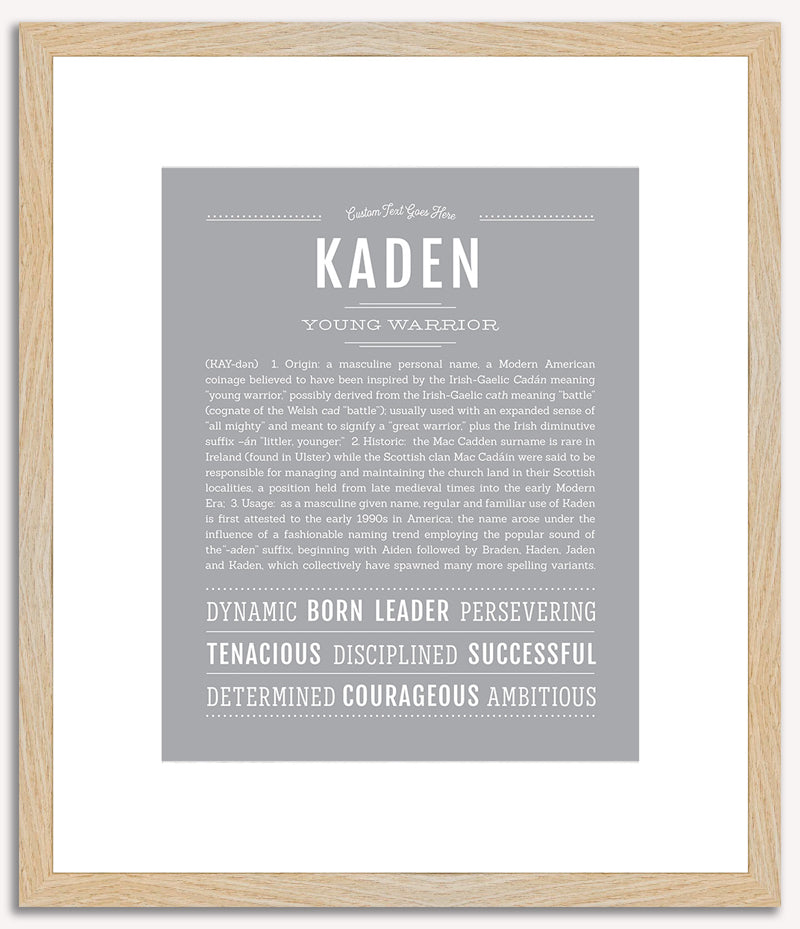 Kaden | Name Art Print