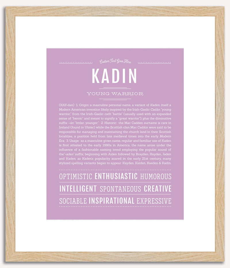 Kadin | Name Art Print