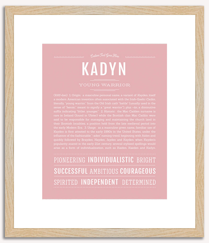 Kadyn | Name Art Print