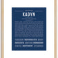 Kadyn | Name Art Print