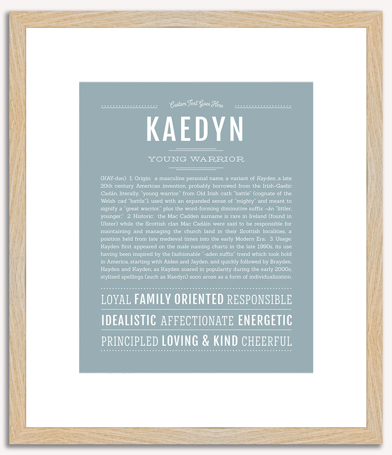 Kaedyn | Name Art Print