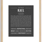 Kael | Name Art Print