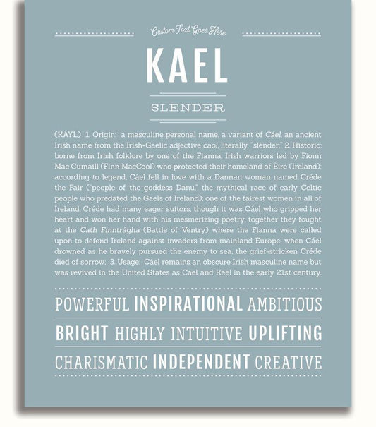 Frame Options | Powder Blue | No Frame