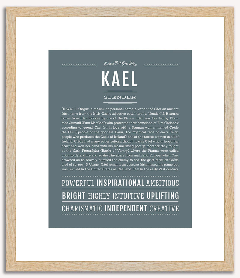 Kael | Name Art Print