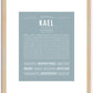 Kael | Name Art Print