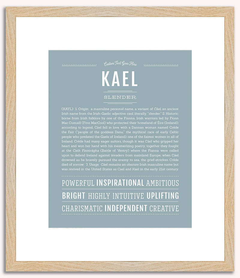 Kael | Name Art Print