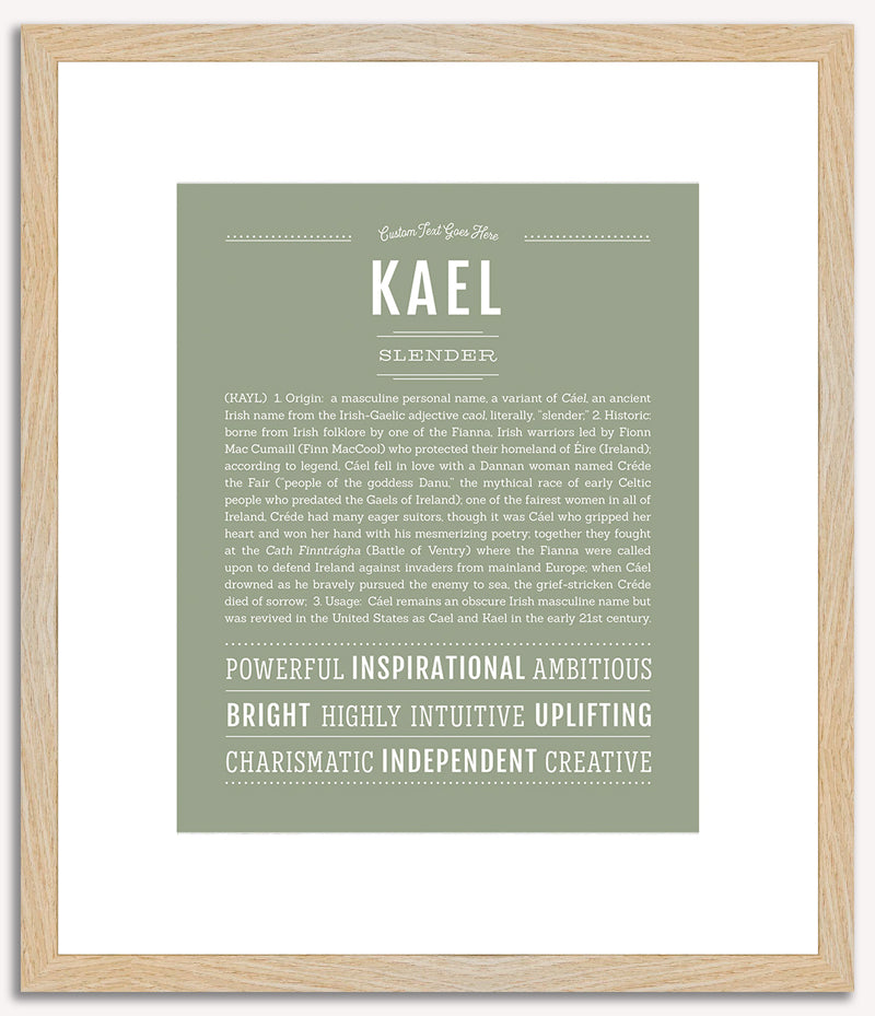 Kael | Name Art Print