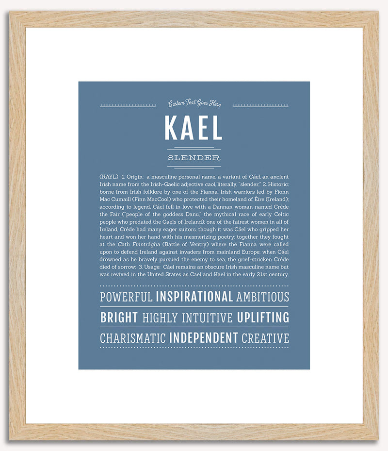 Kael | Name Art Print