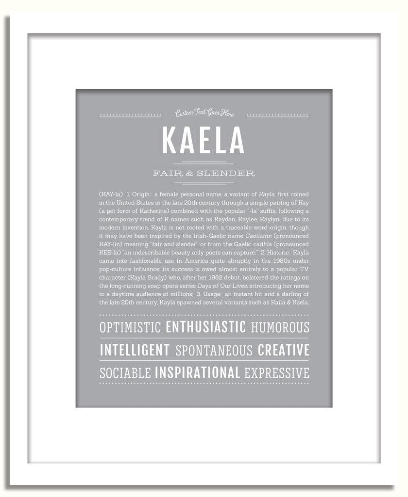 Frame Options | Light Gray | White Frame, Matted