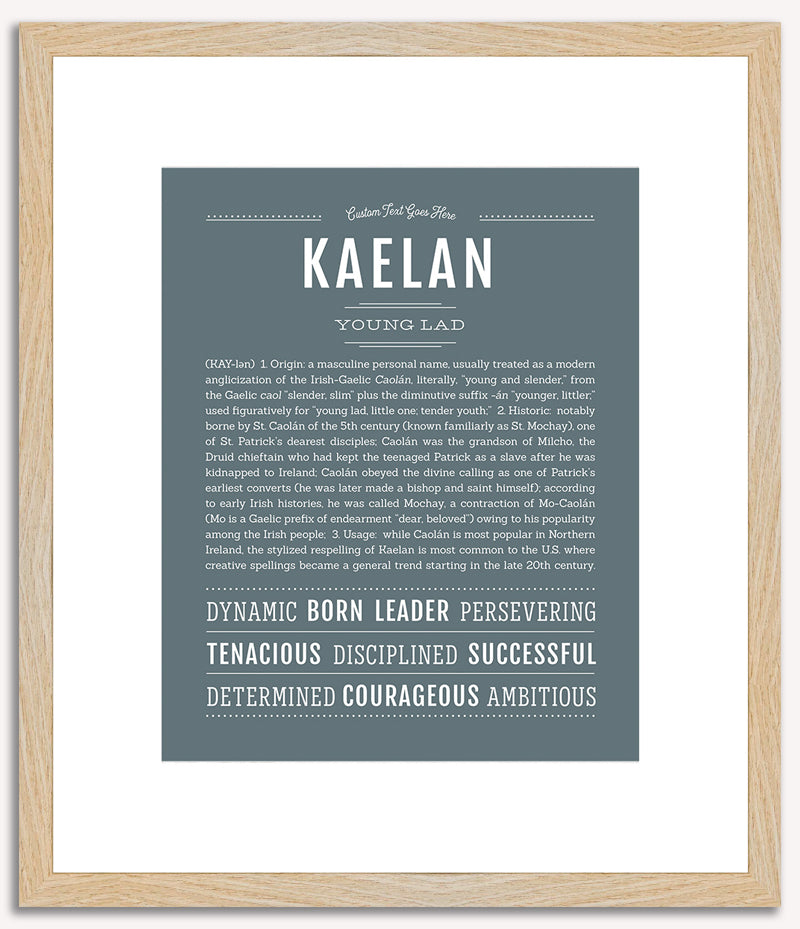 Kaelan | Name Art Print