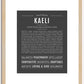 Kaeli | Name Art Print