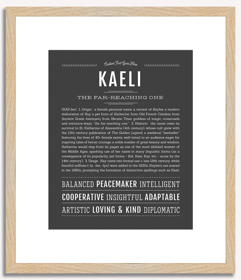 Kaeli | Name Art Print