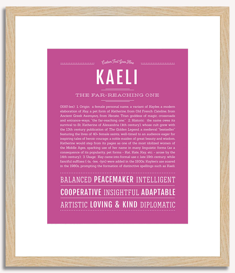 Kaeli | Name Art Print